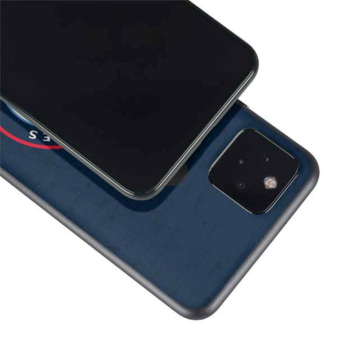 NBA Los Angeles Clippers Distressed Blue Google Pixel 5a Skin